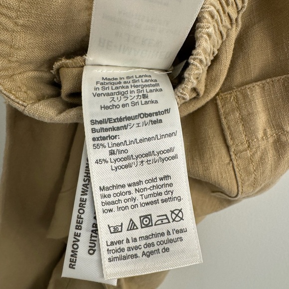 JCREW - Tie Waist Linen Pant size large. Like new! - Picture 8 of 8